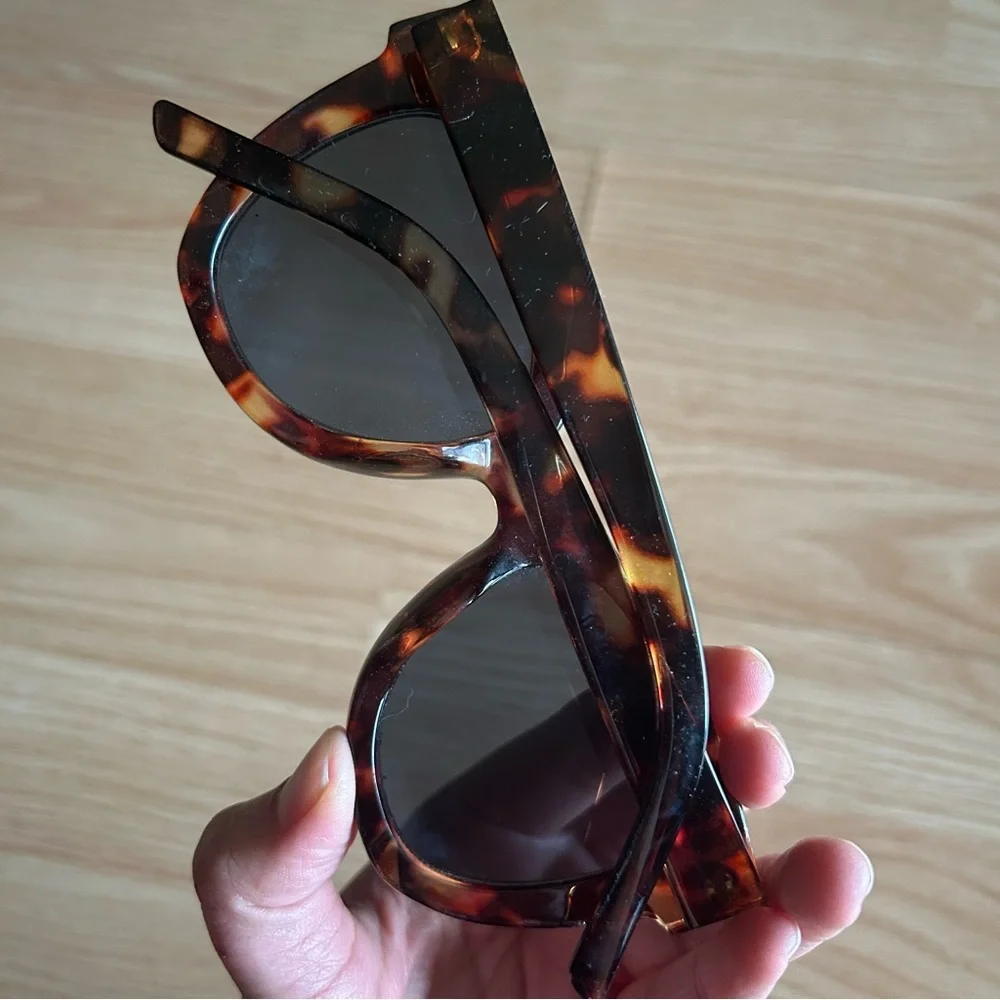 Dark Brown Cat Eyes Sunglasses